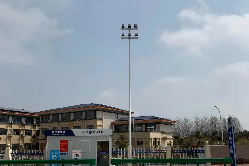 Projekt osvetlenia vysokého stožiara pre diaľničnú mýtnu stanicu v Hubei